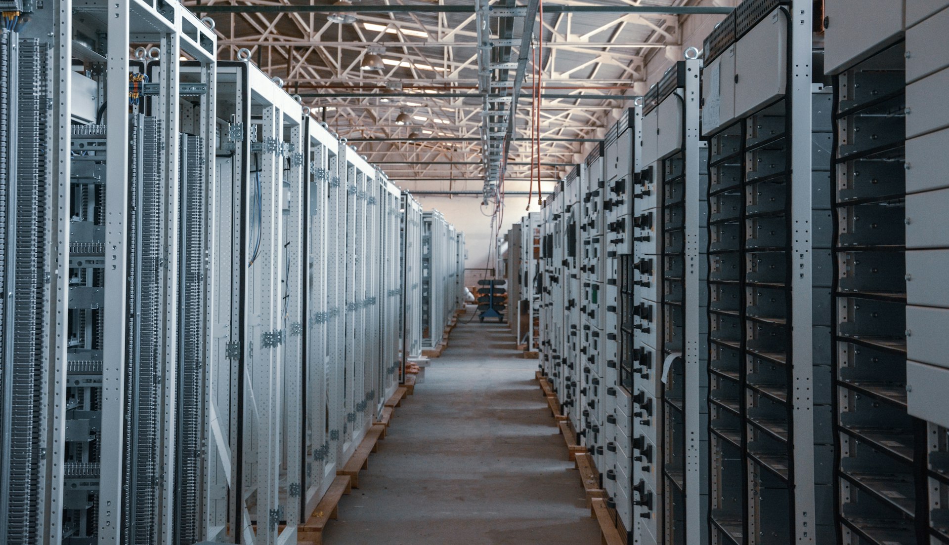 Industrielle Speicher- und Server-Halle